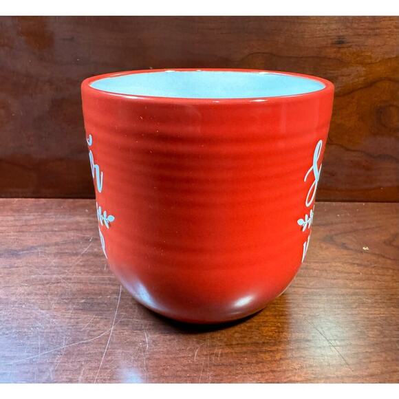 Sweater Weather Ceramic Mug  Candy Cane Christmas 17.35 Ounces Red Coffee Cup - Picture 2 of 7